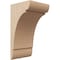 Ekena Millwork 7"W x 7"D x 14"H Wide Olympic Rough Cedar Woodgrain TimberThane Corbel, Primed Tan CORUR07X07X14OLYRCPR - alternate 1